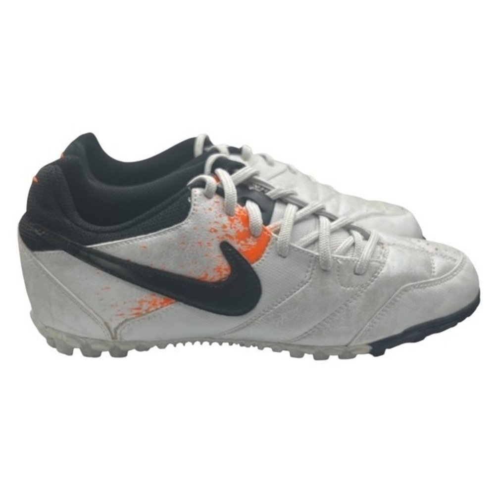 Nike Mens Sz 7 Nike5 Bomba Artificial Turf Soccer Shoes White/Orange/Black-1473